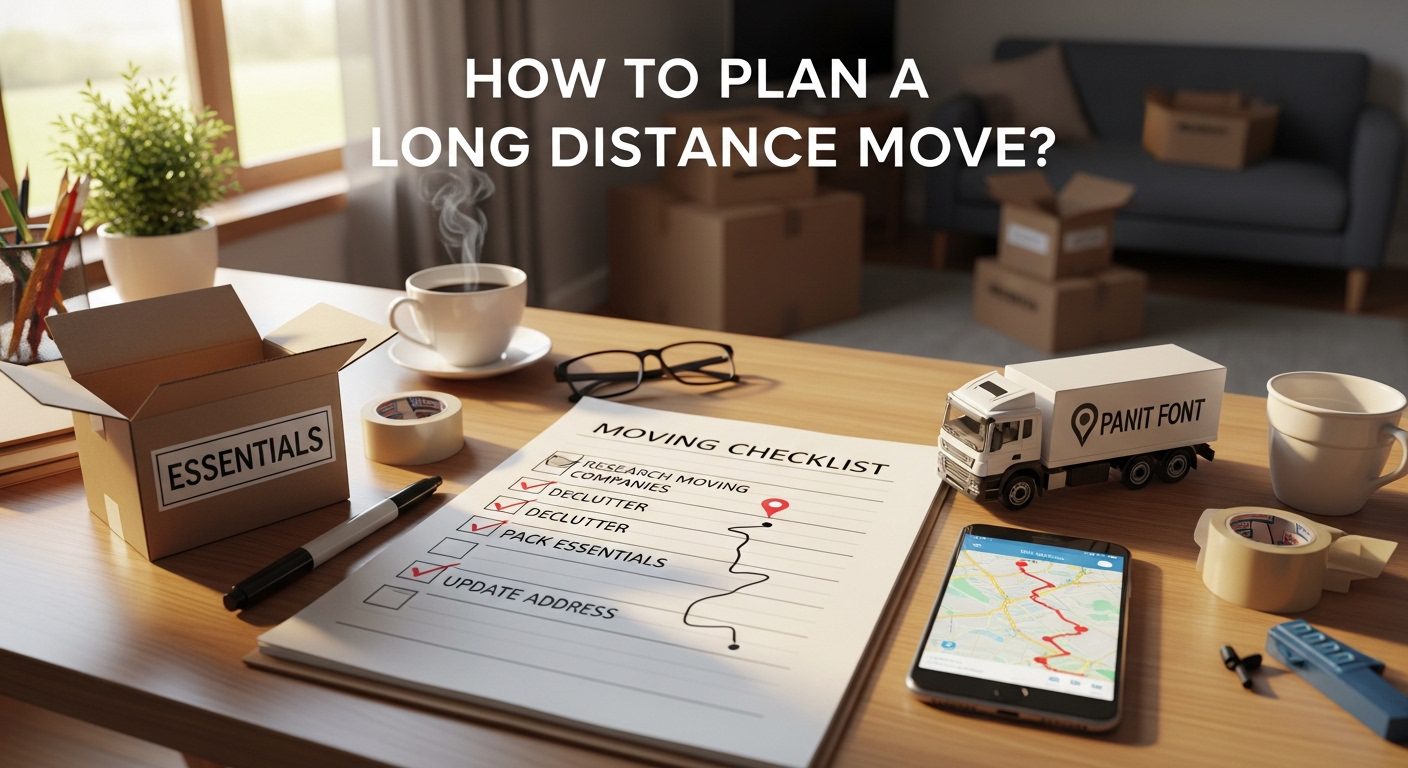 Long Distance Moving Tips - How to Move Long Distance? 1 How to Plan a Long Distance Move