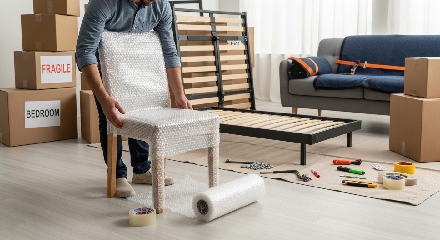 Long Distance Moving Tips - How to Move Long Distance? 2 How to Prepare Furniture for Long-Distance Moving